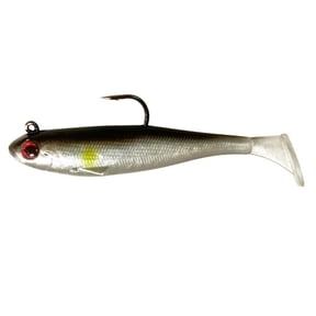 Pre Rigged Paddle Tail Swimbaits, Soft Shadtale Lures with Jig Heads, Vibrating Sinking Lures for Bass Trout Walleye Pike Muskie Crappie, Freshwater and Saltwater Jigging Bait