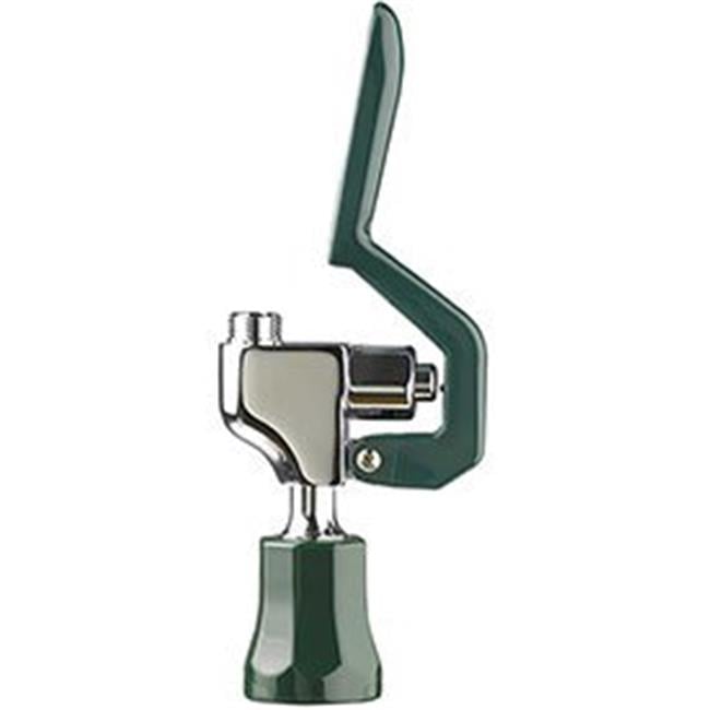 Chrome Pre-Rinse Spray Valve with Green Handle