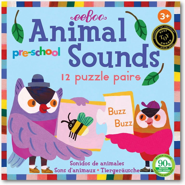 Animal Sounds Preschool Puzzle Pairs Animal Sounds Preschool Puzzle Pairs