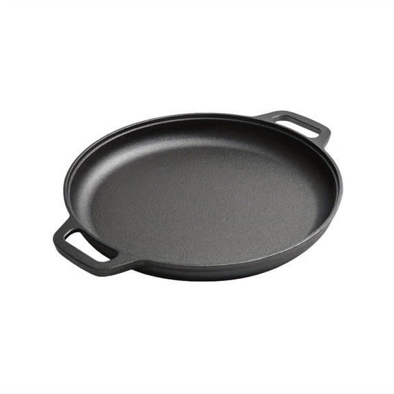 Pre Seasoned Cast Iron Pan Set, 1/2/3 Pcs Non Stick Skillet, Even Heating Durable Multi Functional Cookware, Compatible with All Stoves, Ideal for Home Kitchen Outdoor Cooking and Baking Pizza