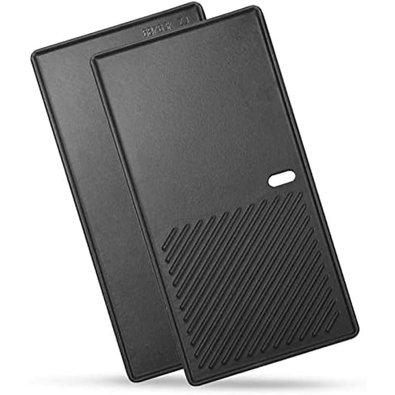 Pre-Seasoned Cast Iron Reversible Griddle for Charbroil 463420508 463420509, 16 7/8" Grill Griddle Plate for 463420511 463436213 463436214 463461613 463436215, 1 Pack$$Garden & Patio