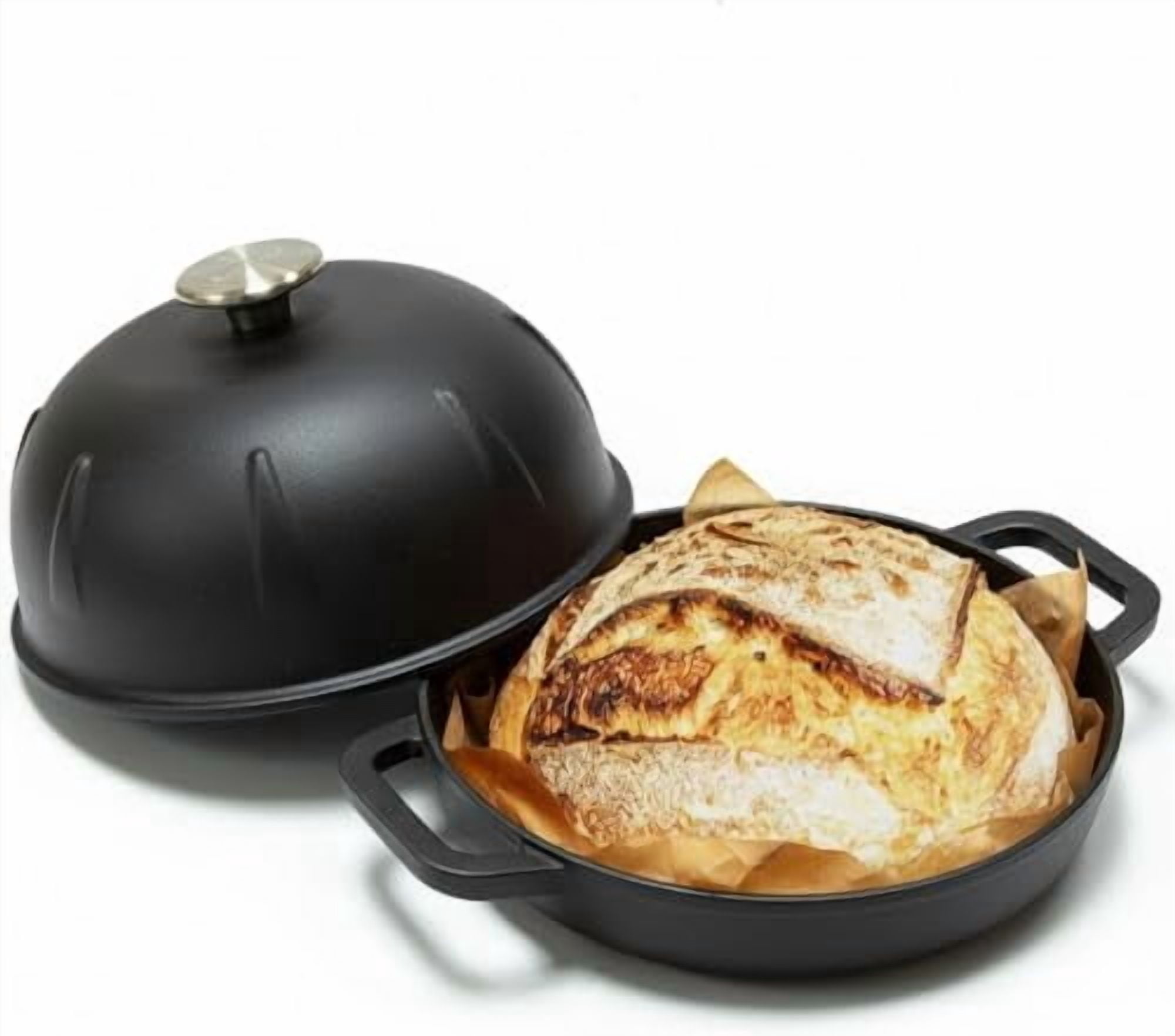 Pre-Seasoned Cast Iron Round Bread Oven with Dome LId. 10-inch Diameter, 5-Quart$$Home Decor, Kitchen, & Other