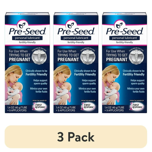 (3 pack) PreSeed FertilityFriendly Personal Lubricant Conception 1.4