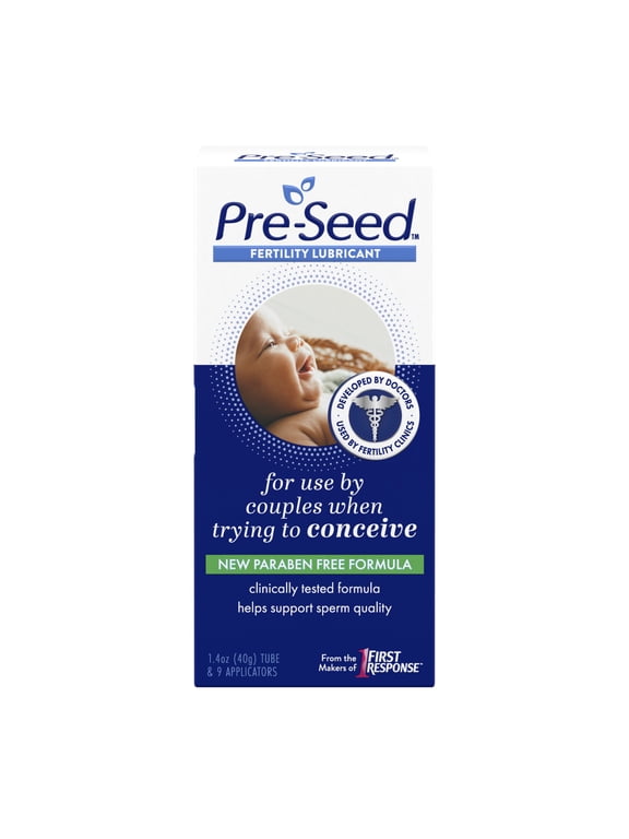 Fertility Lubricant with 9 Applicators, 1.4 oz Tube for Couples Conceiving