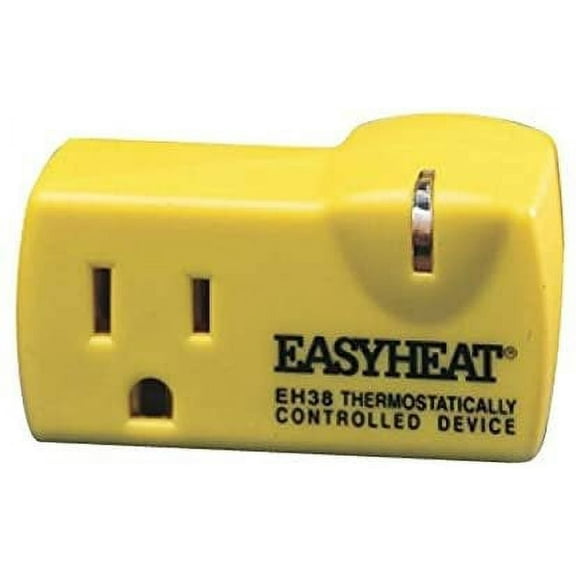 EasyHeat Pre-Set Thermostat - Manual Power Type - Yellow