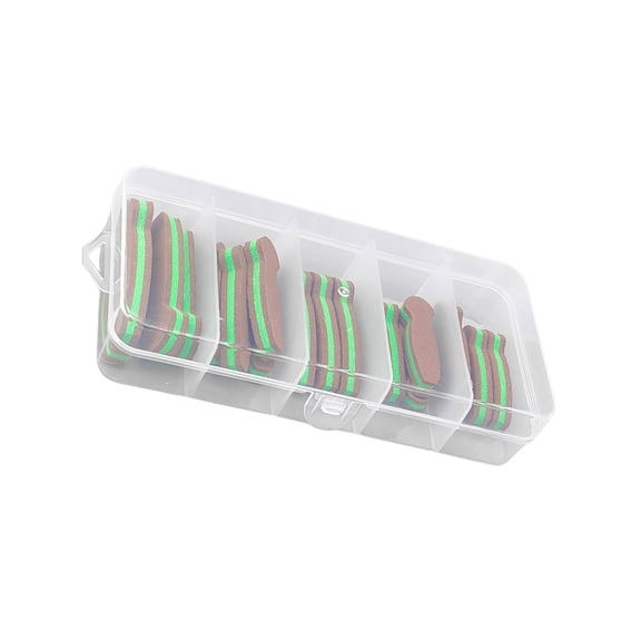 Pre Shaped Fly Tying Foam Bodies 18 Piece EVA Dry Fly Set, Closed Cell Foam for Anglers and Tiers at Home Use