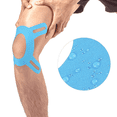 thumbnail image 1 of Pre-Shaped Knee Kinesiology Tape, Elastic Anti-Chafe Athletic Wrap, for Football，4PCS,9.72"×8.66", 1 of 7