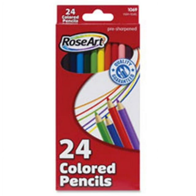 Pre-Sharpened 24 Colored Pencils&#44; Assorted Color