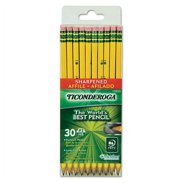 Pre-Sharpened Pencil, HB (#2), Black Lead, Yellow Barrel, 30/Pack Pre-Sharpened Pencil, HB (#2), Black Lead, Yellow Barrel, 30/Pack