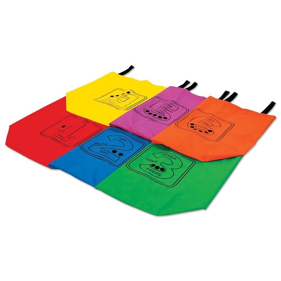 Pre-Sport Numbers Jumping Sacks (Pack of 6)