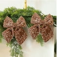 thumbnail image 1 of Nilvkv Pre-Tied Christmas Wreath Bows for Tree Garland Outdoor Door Decor Fall Winter Boxing Day, Christmas Decorations, CHRlSTMAS-GlFTs, 1 of 6