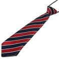 thumbnail image 1 of Pre-Tied Elastic Necktie Rainbow Stripes Leopard Boys Kids Silky Ties Costume, 1 of 16