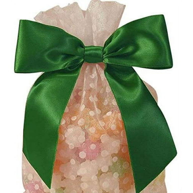 Mint Green Ribbon 1-1/2 Inch, 25 Yards Satin Fabric Ribbons for Christmas  Gift Wrapping, Christmas Garland, Christmas Tree Ornaments, Bows Making,  DIY