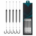 Floating Leader Rig Pre Tied Off Bottom Fishing Rig Anti Snag Floating Hook Leaders 5 Piece ...