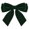 thumbnail image 1 of Pre-Tied Velvet Decorative Bows, Soft Holiday Ornament Bows, Reusable DIY Decor Crafts for Christmas Tree Wreath Garland Gift Wrapping Staircase & Mantel, Indoor and Outdoor Decoration, 1 of 2