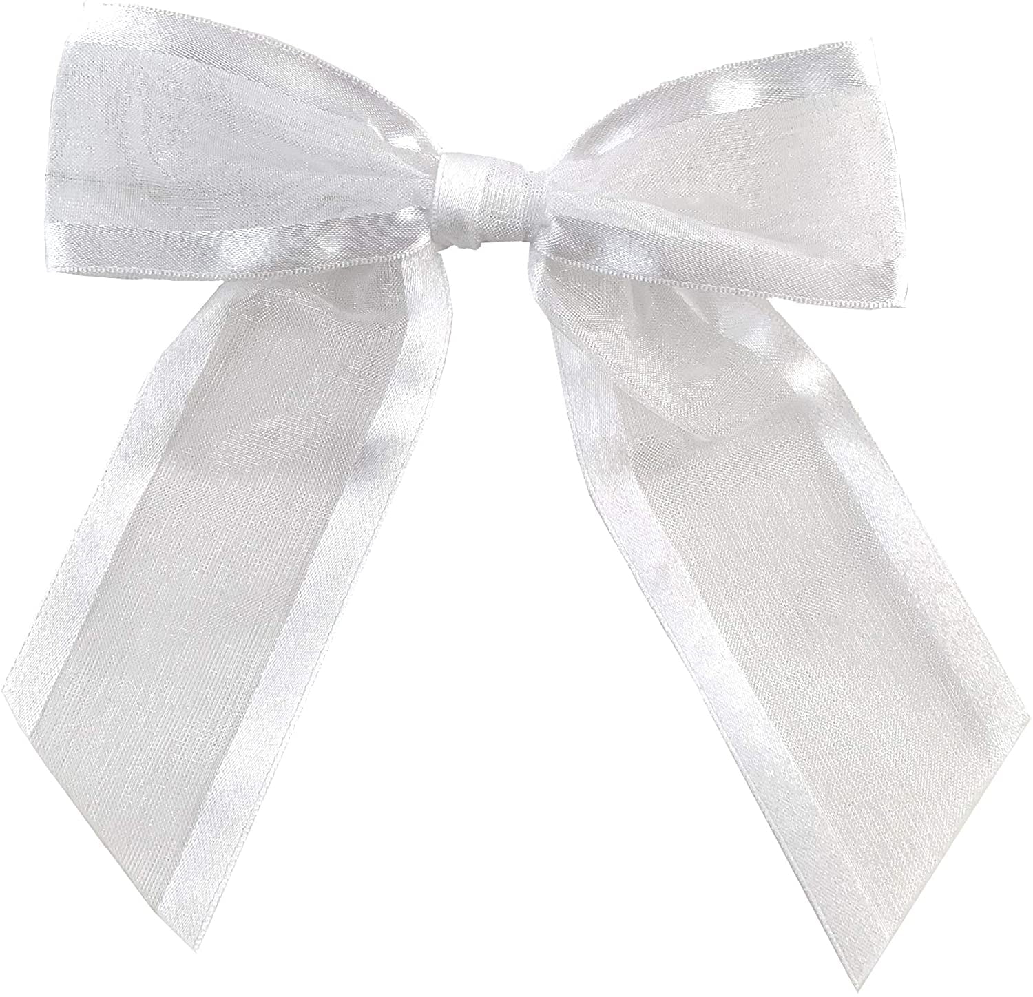 Organza Ribbon, Silver, 1-1/2 inch (38 mm) [2137-012-68] - $4.93 : Holiday  Manufacturing Inc, Holiday Bows