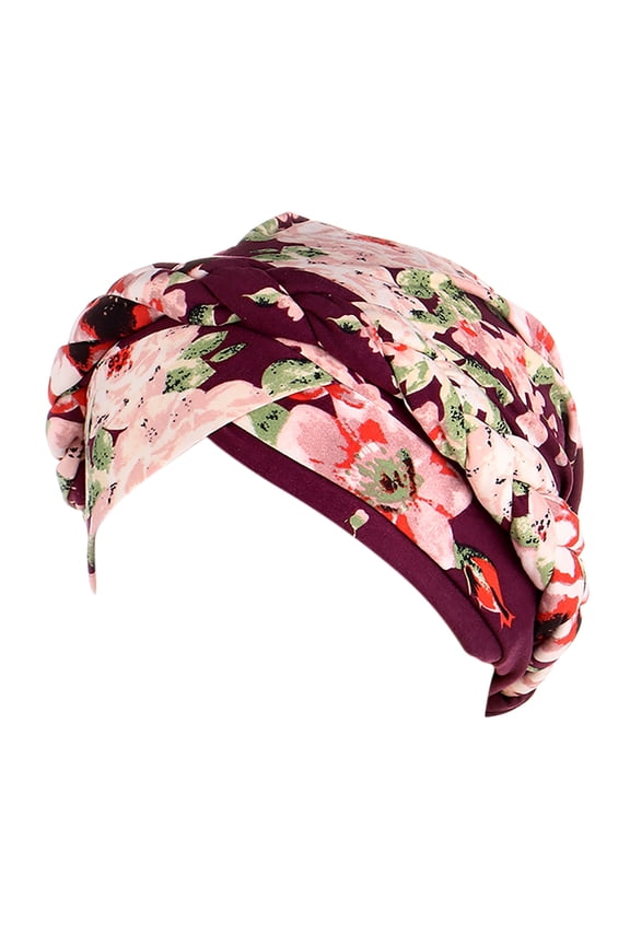 Pre-Tied Wrap Hair Braid Caps Bohemia Braid Hair Cover Wrap Pre-Tied Twisted Braid Hair Cover Chemo Headwear for Women Headwear for Chemo Patients Turban Head Wraps Chemotherapy Caps