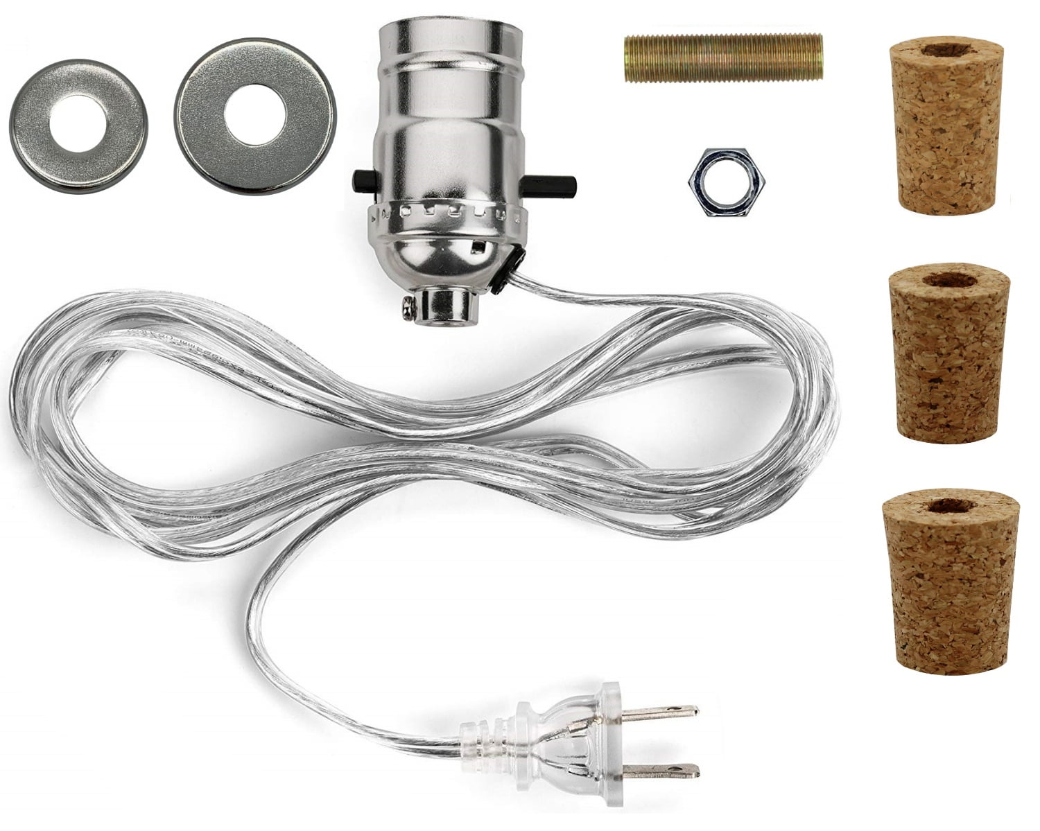 Kit de Convierte Botella en Lámpara, Precableada, Sin Perforación, DIY ...
