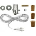 thumbnail image 1 of Pre-Wired Bottle Lamp Kit, Easily Convert Any Bottle Into A Lamp, DIY No Drilling Required | Silver, 1 of 5