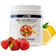 NF Sports Pre-Workout Powder   Energy, Focus, Strength & Endurance Support for Men & Women   Strawberry Lemonade   25 Servings