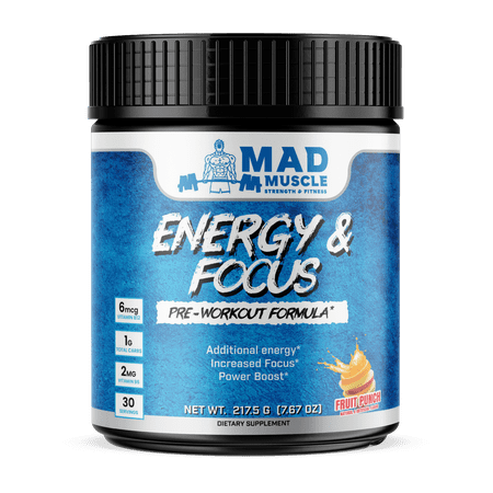 Pre Workout Energy and Focus - Fruit Punch