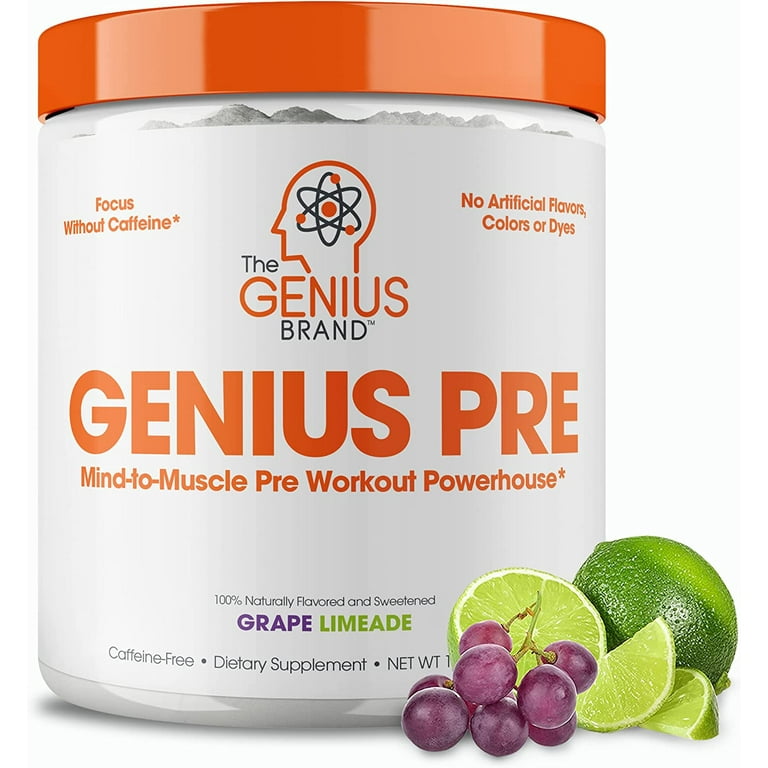 https://i5.walmartimages.com/seo/Pre-Workout-Natural-Energy-Supplement-Caffeine-free-Nootropic-Focus-Muscle-Building-Support-Grape-Limeade-Genius-Pre-by-the-Genius-Brand_0de0f870-61e7-4820-a942-0c97543af838.50cc4b46eaee130d6dac0fcdcaea9302.jpeg?odnHeight=768&odnWidth=768&odnBg=FFFFFF