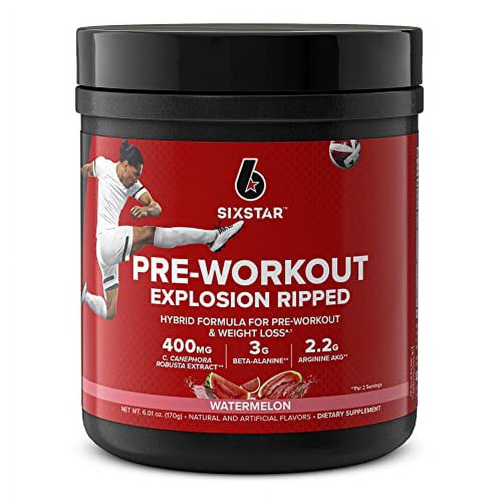 Pre Workout + Weight Loss Six Star PreWorkout Explosion Ripped Pre