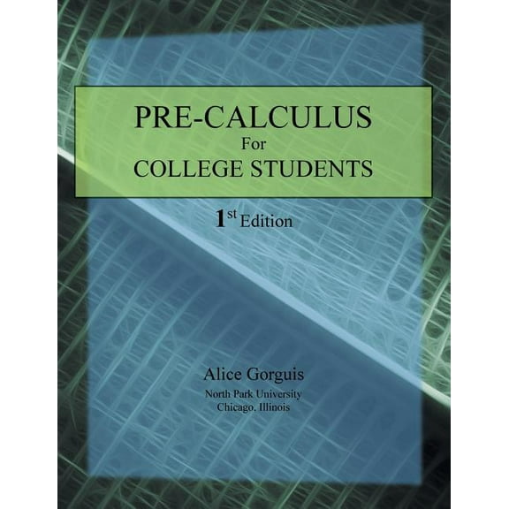 Pre-calculus for College Students
