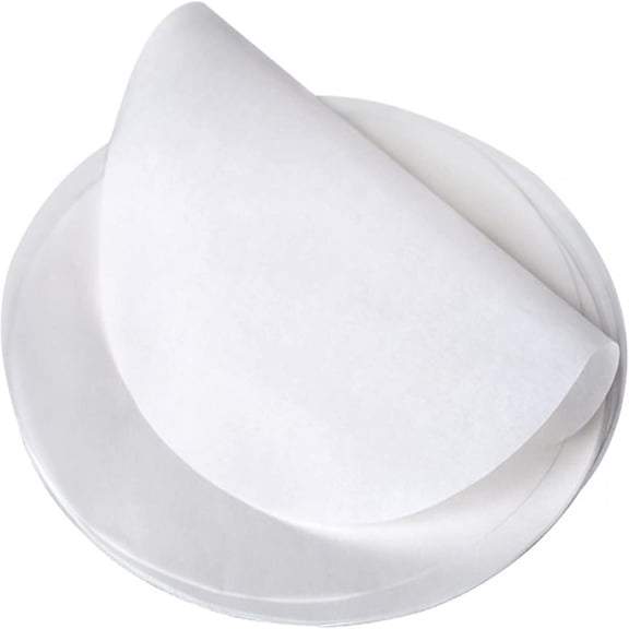 Pre-cut Cake Liners, Non-Stick Parchment Paper Baking Circles for Time-saving Multi-purpose Use, Biodegradable Rounds for Easy Clean-up in Home or Professional Kitchens (12 Inches)