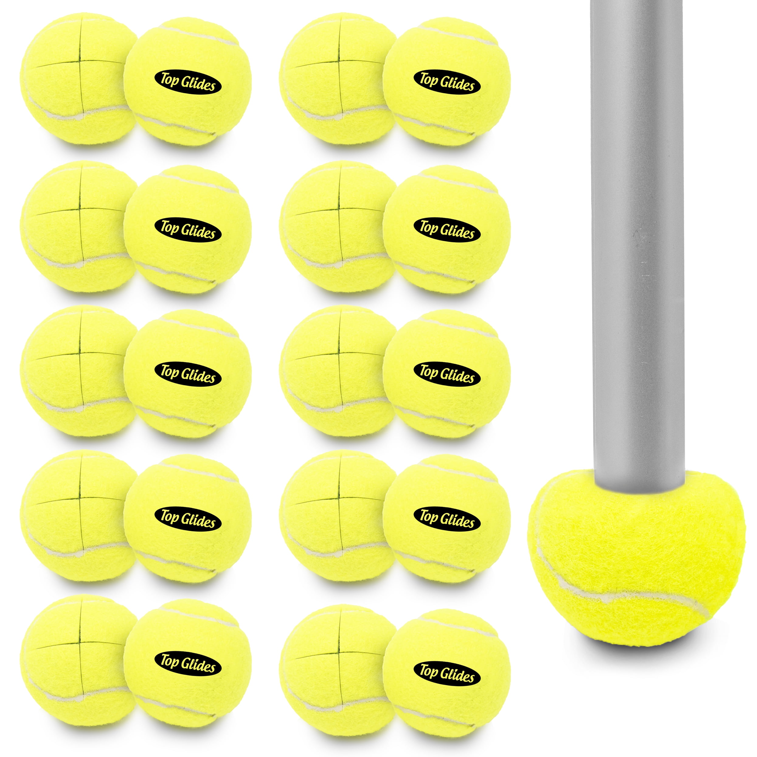 Precut Walker Tennis Ball Glides Any Color 10 Pairs
