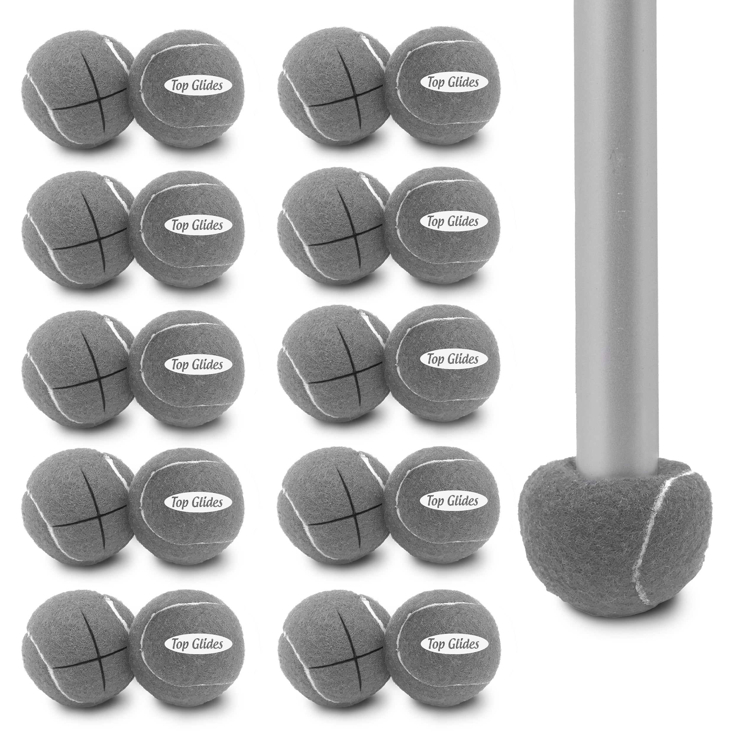 Precut Walker Tennis Ball Glides Any Color 10 Pairs