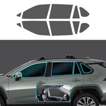 Pre-cut Window Film Tint Kit for 2019-2024 Toyota RAV4 All Side Car Privacy Shield Infrared and UV Reduction for Side Windows 8% VLT, 10pcs