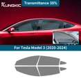 thumbnail image 1 of Pre-cut Window Film Tint Kit for 2020-2024 Tesla Model 3 All Side Car Privacy Shield Infrared and UV Reduction for Side Windows 35% VLT, 6pcs, 1 of 10