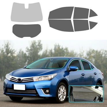 Pre-cut Window Film Tint Kit for Toyota Corolla 2014-2019 Solar Film PVC Complete Vehicle Set UV Reduction, Car Front Gear 80% Other 20%, 8pcs
