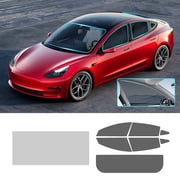 Pre-cut Window Solar Film Tint Kit for 2020-2024 Tesla Model Y Solar Film PVC Complete Vehicle Set UV Reduction, Car Front Gear 80% Other 20%, 8pcs