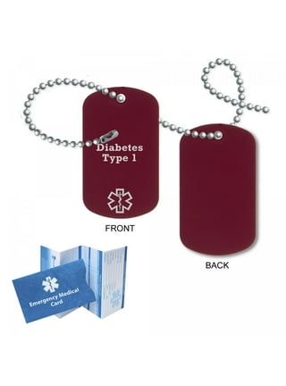 Medical id tags walmart store