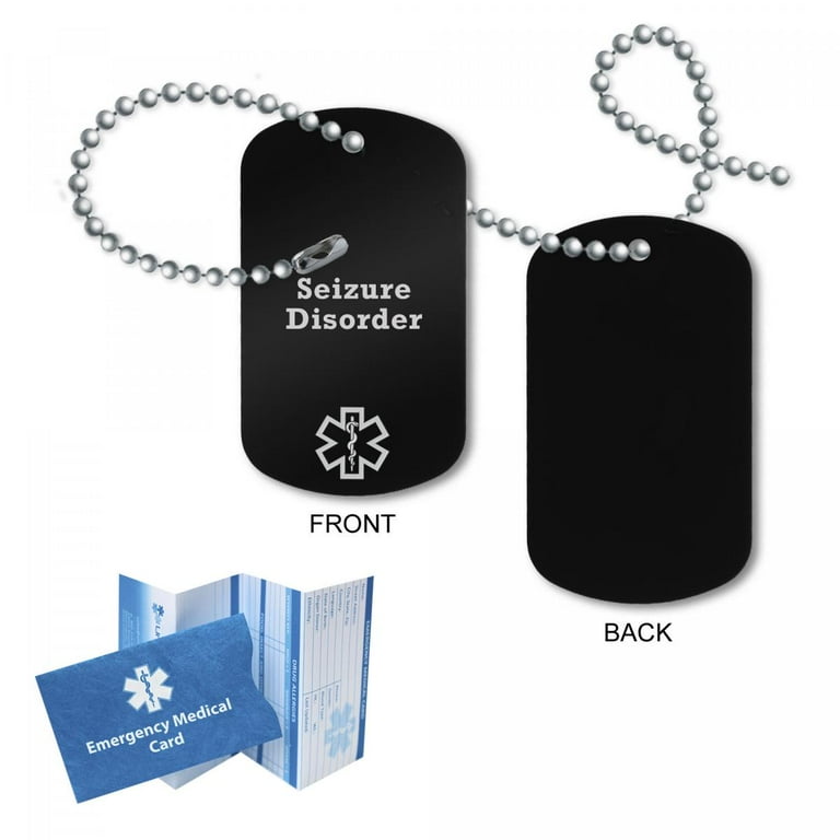 Medical id tags engraved online