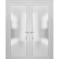 thumbnail image 1 of Pre-hung Closet Double Opaque Glass Doors 60 x 80, 1 of 5