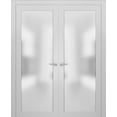 thumbnail image 1 of Pre-hung Closet Double Opaque Glass Doors 64 x 80, 1 of 5