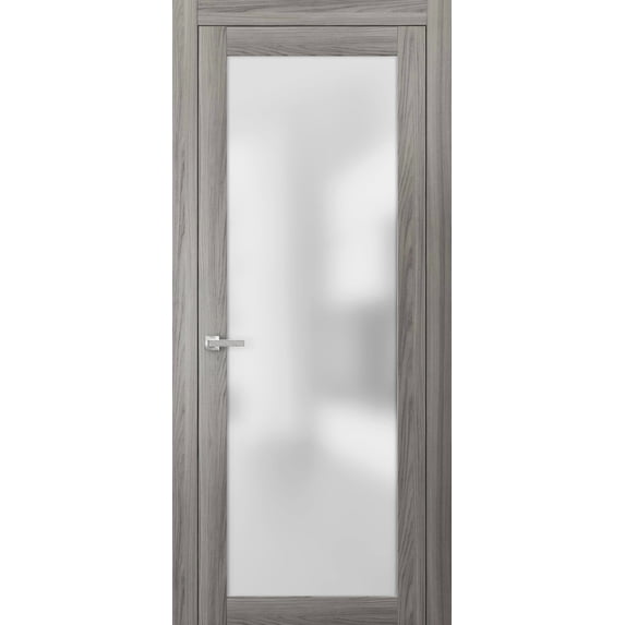 Pre-hung Opaque Glass Door 30 x 80