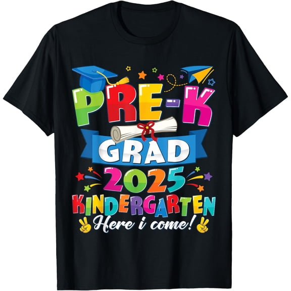 Pre-k Graduation 2025 Preschool Graduate Kids Boys Girls T-Shirt