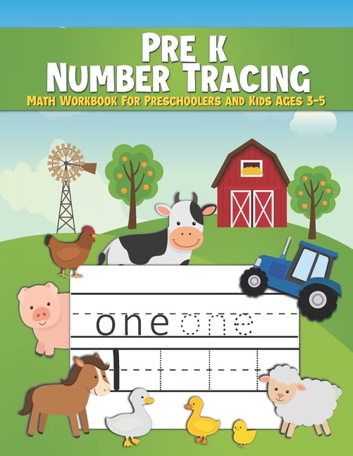 A E MATH PRINTS Pre k Number Tracing Math Workbook For Preschoolers and Kids Ages 3-5: Number Tracing Book For Preschoolers - Writing Numbers Workbook Kindergarten - Pen Control Age 3-5 (Learn To Write Books For Kids