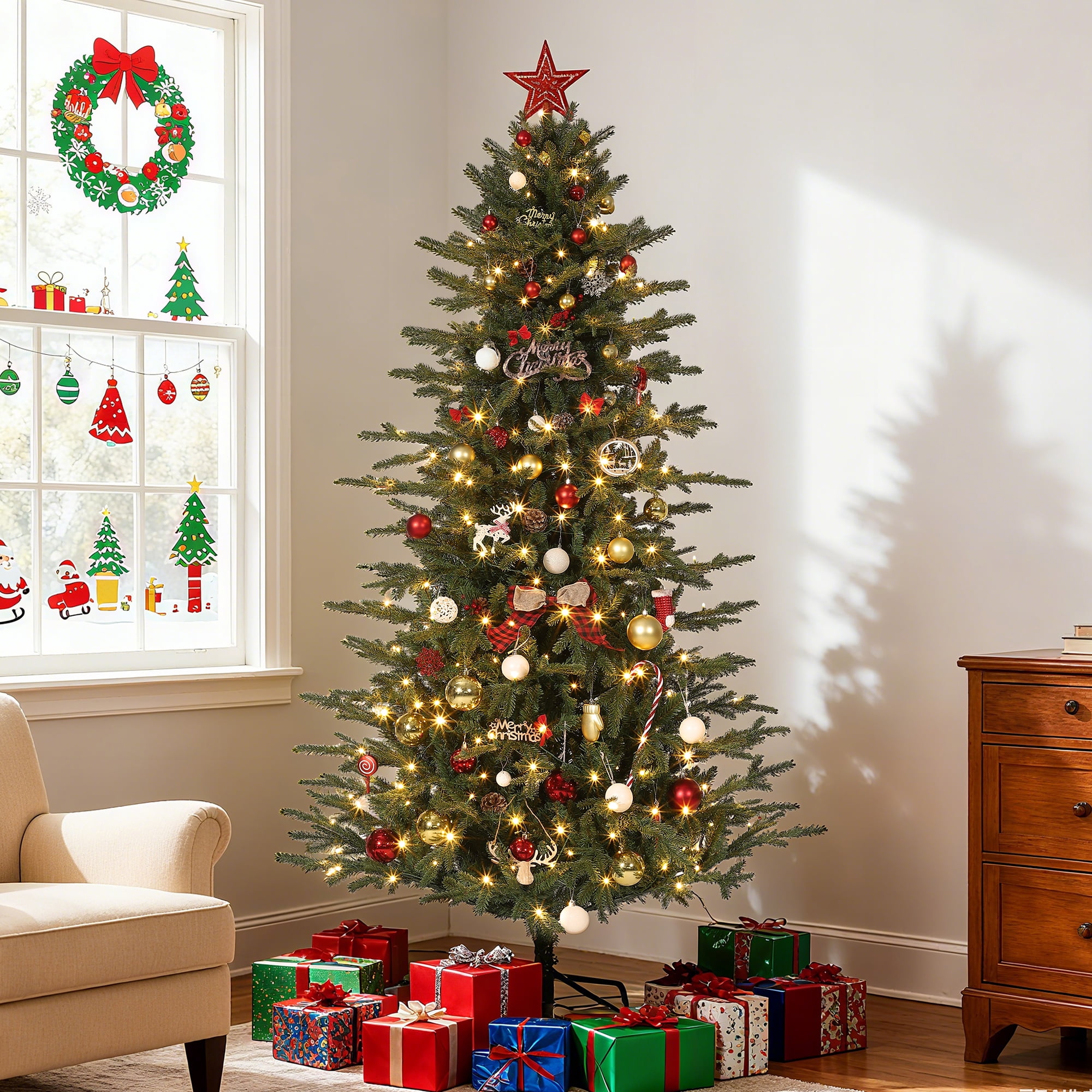 pre-lit-lighted-artificial-christmas-tree-with-warm-white-and-colorful