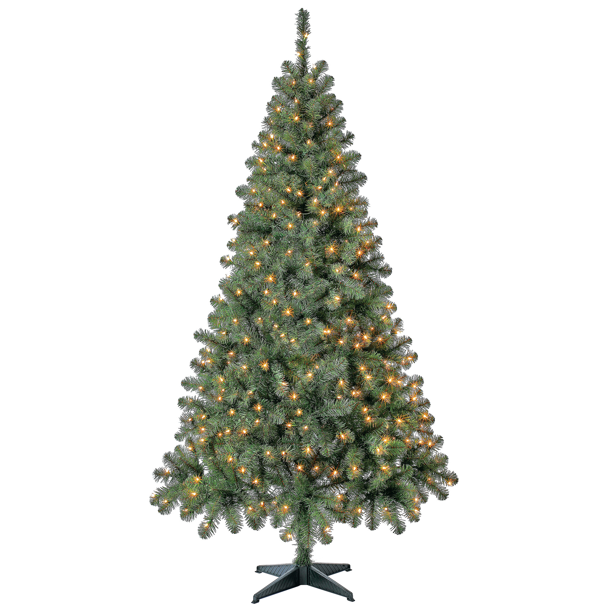 Pre-lit Madison Pine Artificial Christmas Tree, 300 Mini Clear Lights, 6.5', by Holiday Time - image 1 of 7