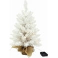 thumbnail image 1 of Pre-lit Mini Christmas Tree, 2ft Christmas Tree with 50 Led Warm Lights, Artificial Christmas Tree with 72 Branch Tips, Battery Operated Small Xmas Tree for Table Desk Best Holiday Home Decorations, 1 of 14