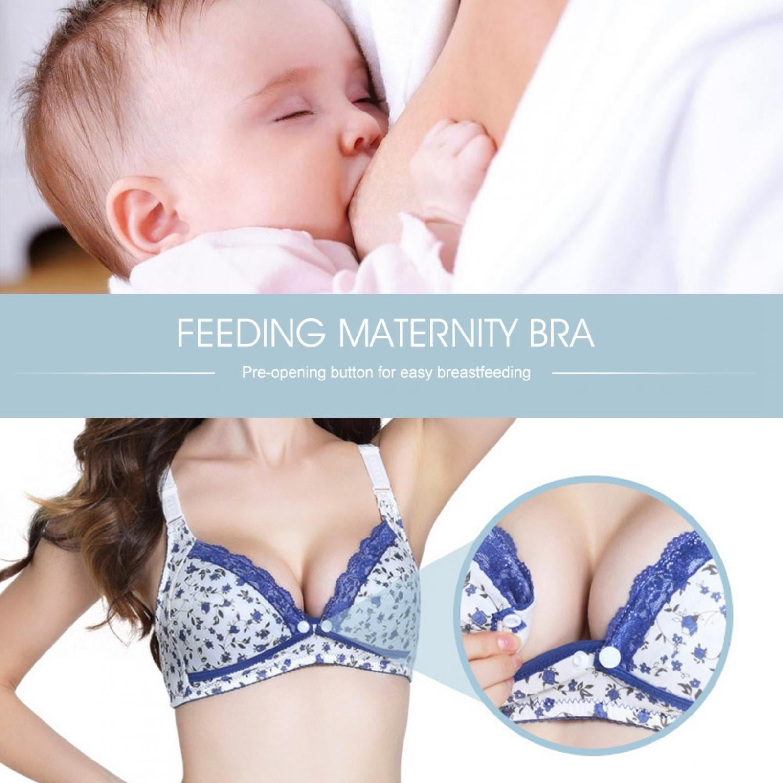 Pre-opening Cotton Breast Feeding Maternity Nursing Bra Sleep Bras for  Nursing Pregnant Women, Sleep Bras, Feeding Maternity Bra 