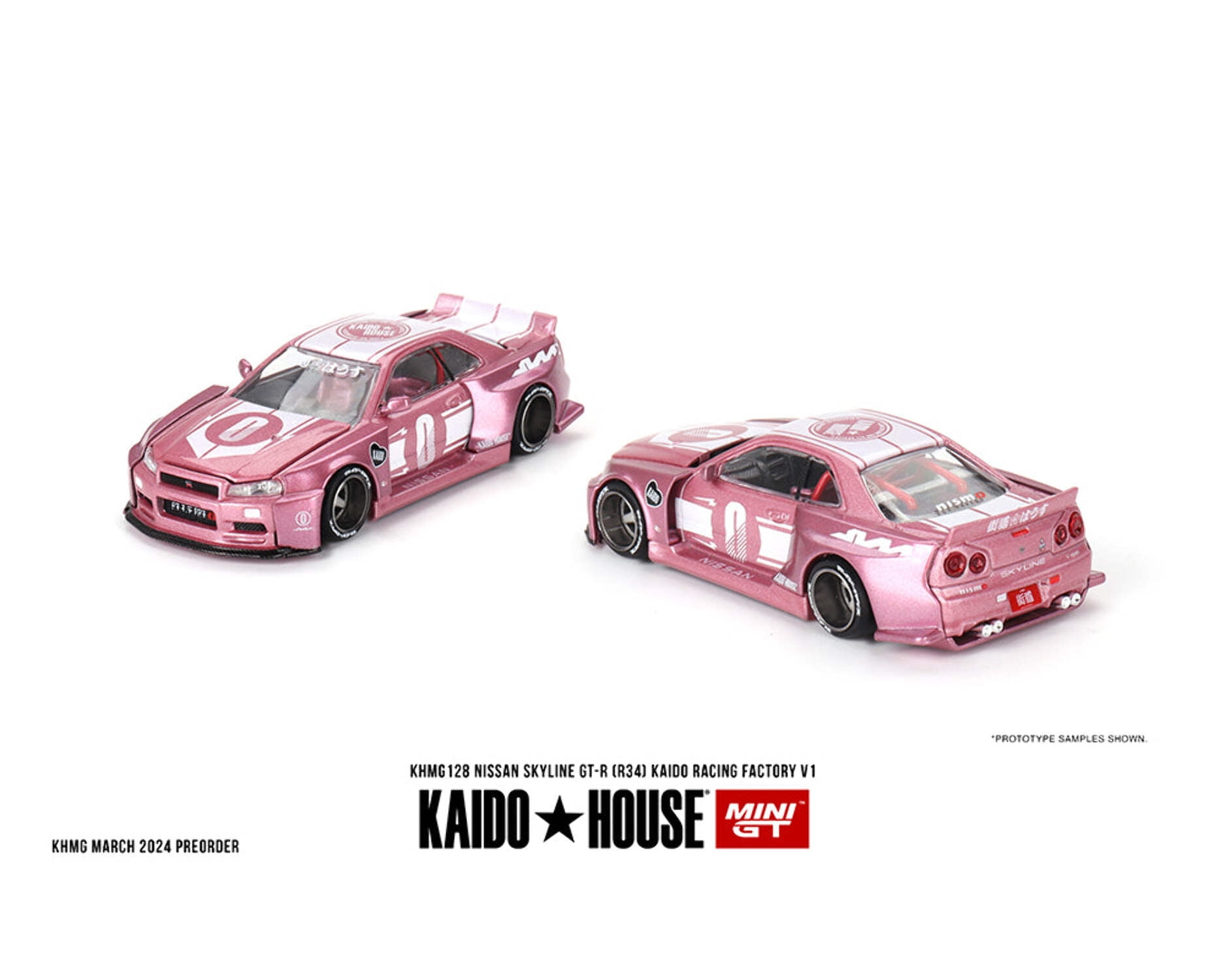 Kaido House x Mini GT Nissan Skyline GT-R R34 Japan Police