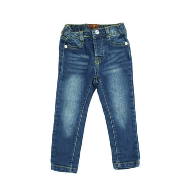 Pre-Owned 7 for all Mankind Girls Blue Jeans size: 24 Months (Good)