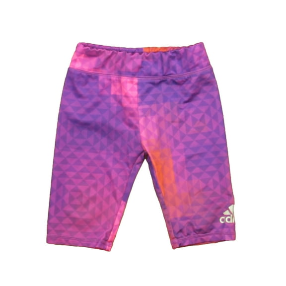 Pre-Owned Adidas Girls Purple | Pink Athletic Pants size: 12 Months (Good)