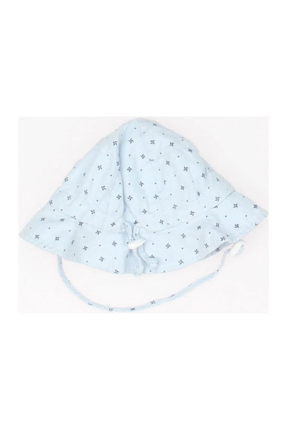 Pre-owned: Ami & Li Boys Blue Sun Hat size: 0-6 Months (Excellent)